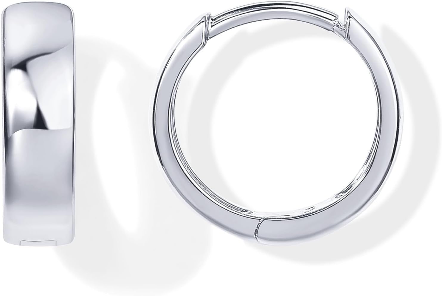 image:imagePAVOI 14K Gold Plated 925 Sterling Silver Post Huggie Earrings Small Hoop Earrings for Women18K Gold Vermeil