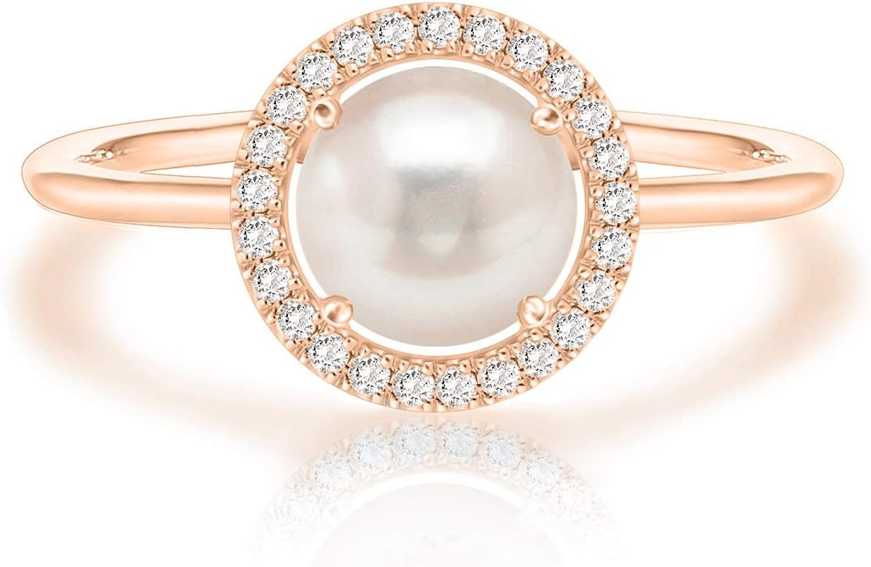image:imagePAVOI 14K Gold Plated Crystal Birthstone Rings Rings For WomenRose Gold