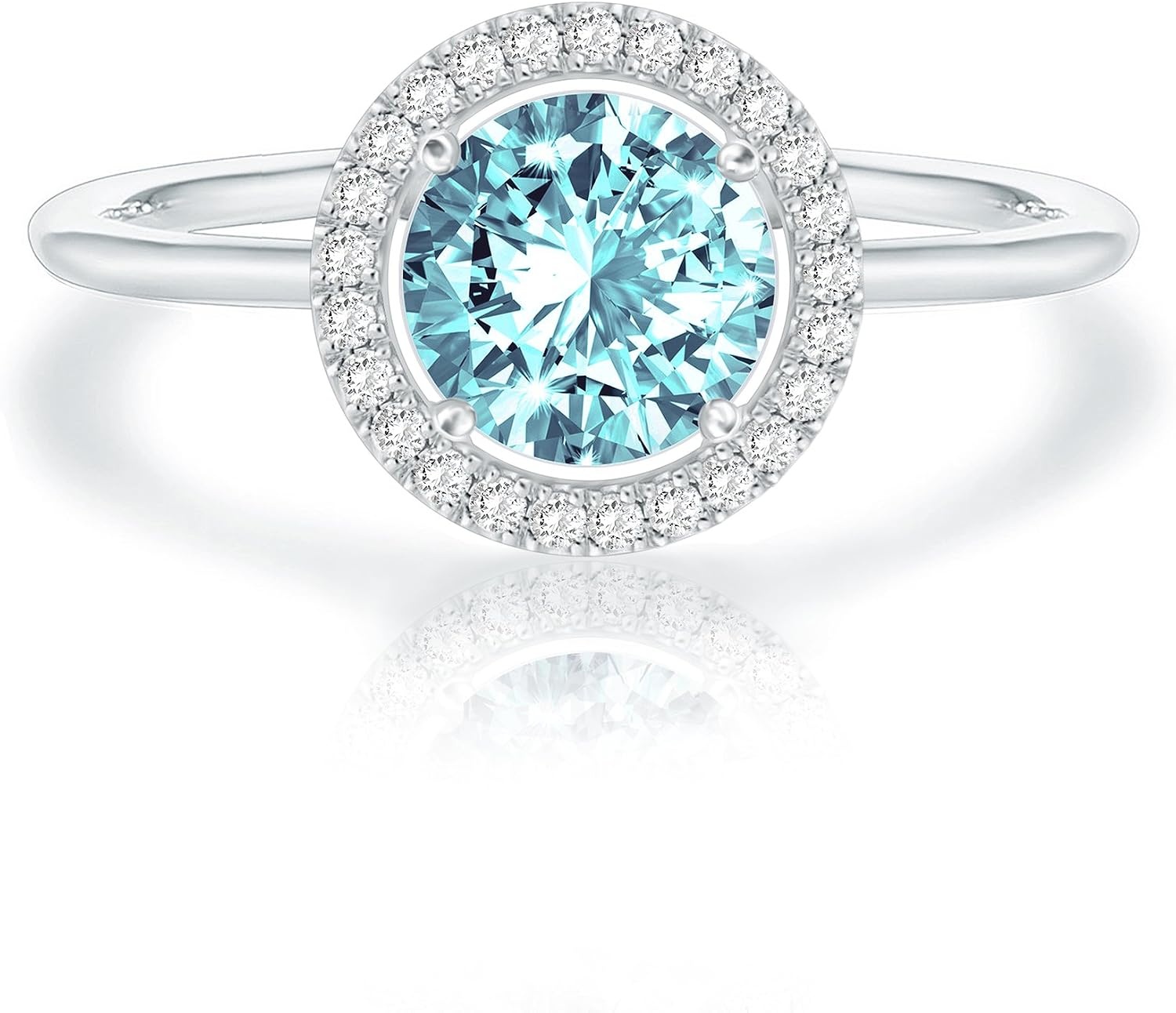image:imagePAVOI 14K Gold Plated Crystal Birthstone Rings Rings For WomenWhite Gold