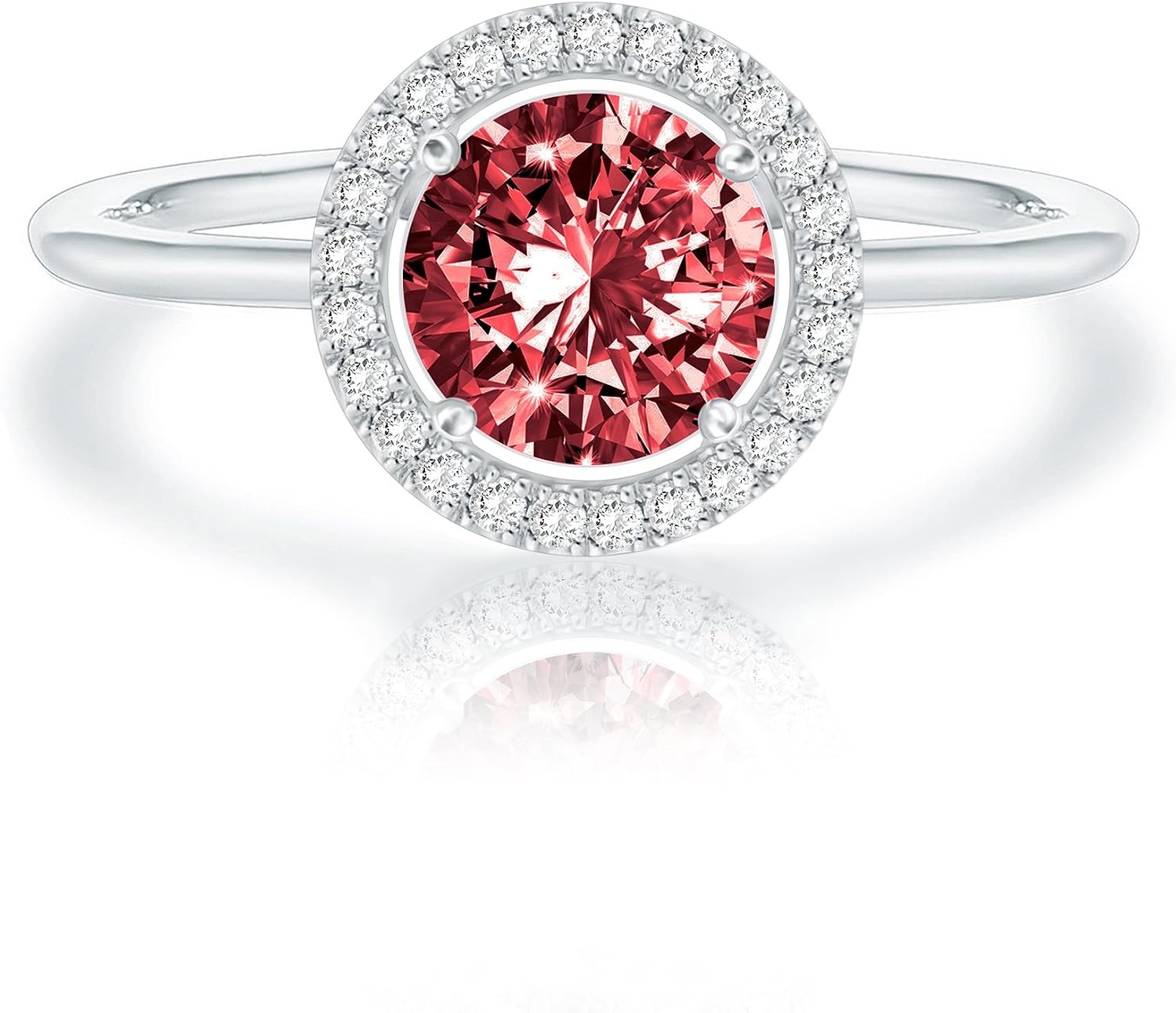 image:imagePAVOI 14K Gold Plated Crystal Birthstone Rings Rings For WomenWhite Gold