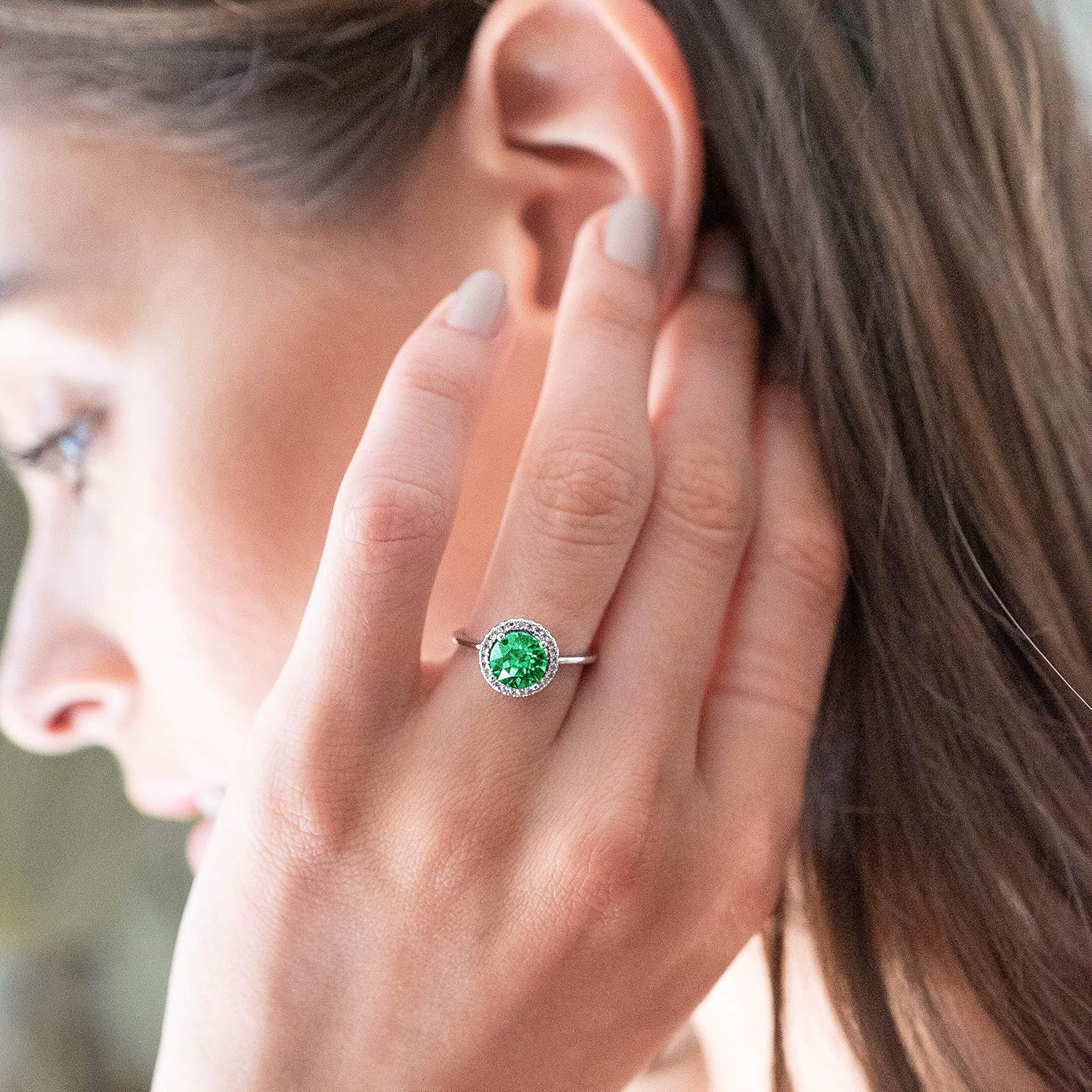 image:imagePAVOI 14K Gold Plated Crystal Birthstone Rings Rings For WomenWhite Gold