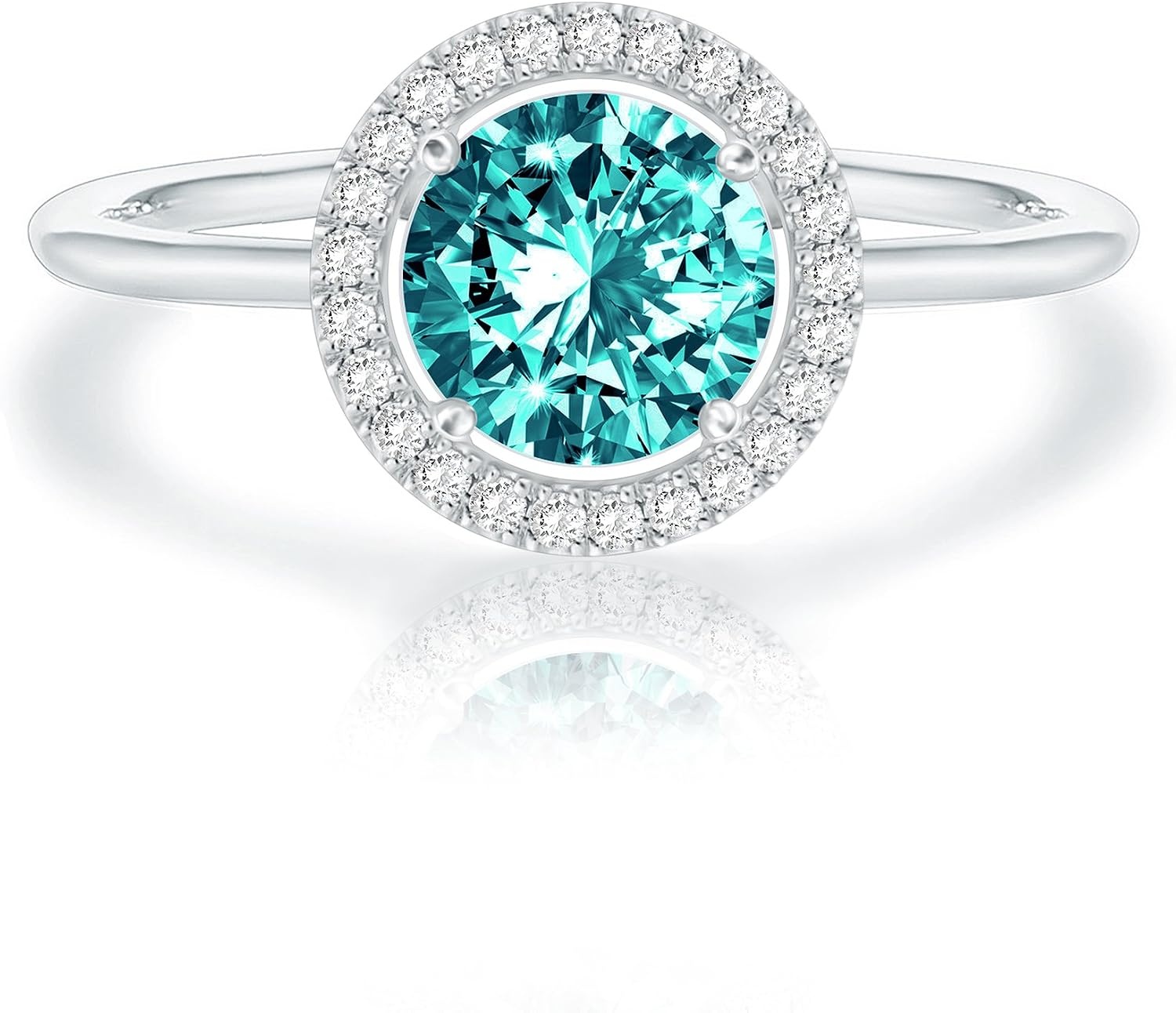 image:imagePAVOI 14K Gold Plated Crystal Birthstone Rings Rings For WomenWhite Gold