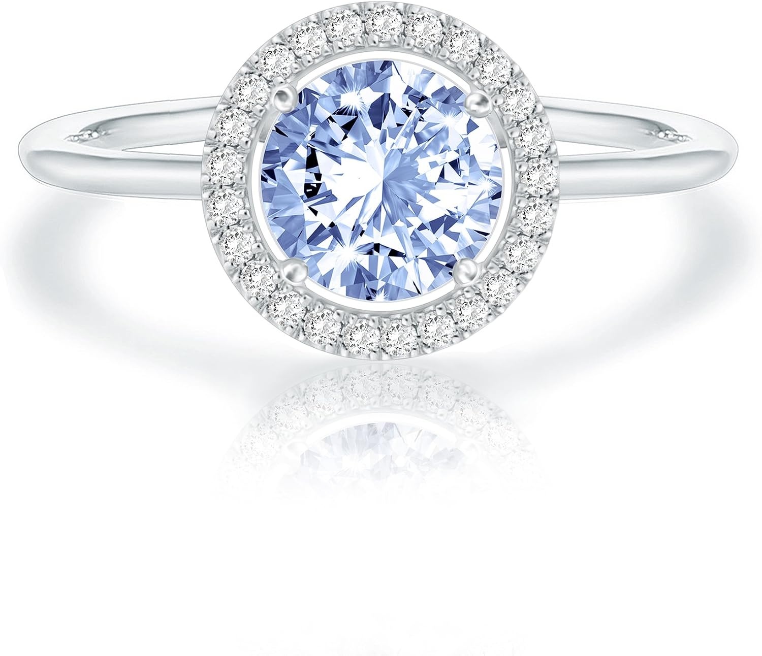 image:imagePAVOI 14K Gold Plated Crystal Birthstone Rings Rings For WomenWhite Gold