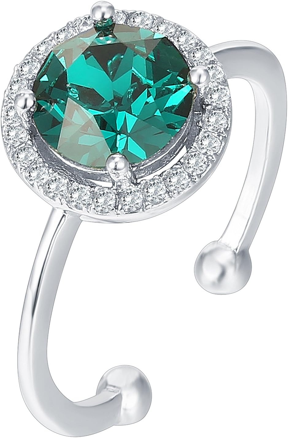 image:imagePAVOI 14K Gold Plated Crystal Birthstone Rings Rings For WomenWhite Gold