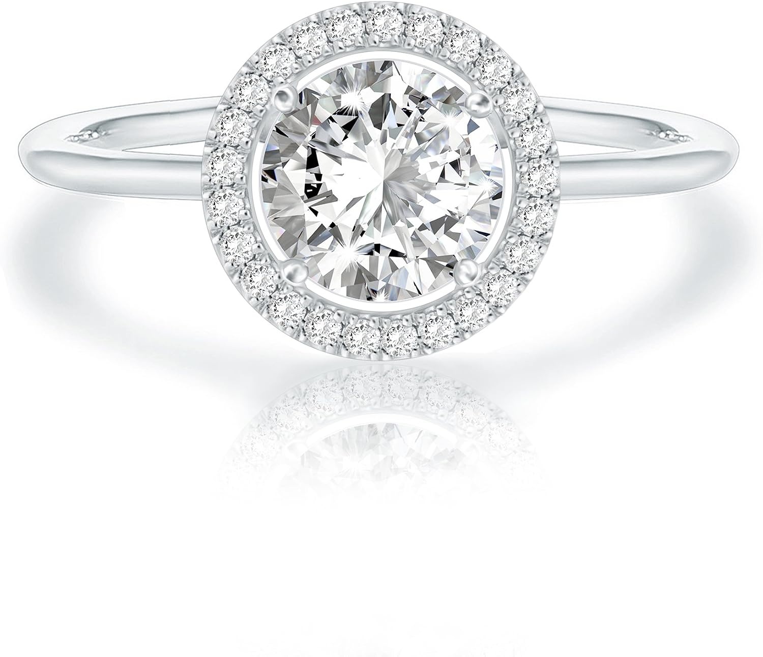 image:imagePAVOI 14K Gold Plated Crystal Birthstone Rings Rings For WomenWhite Gold