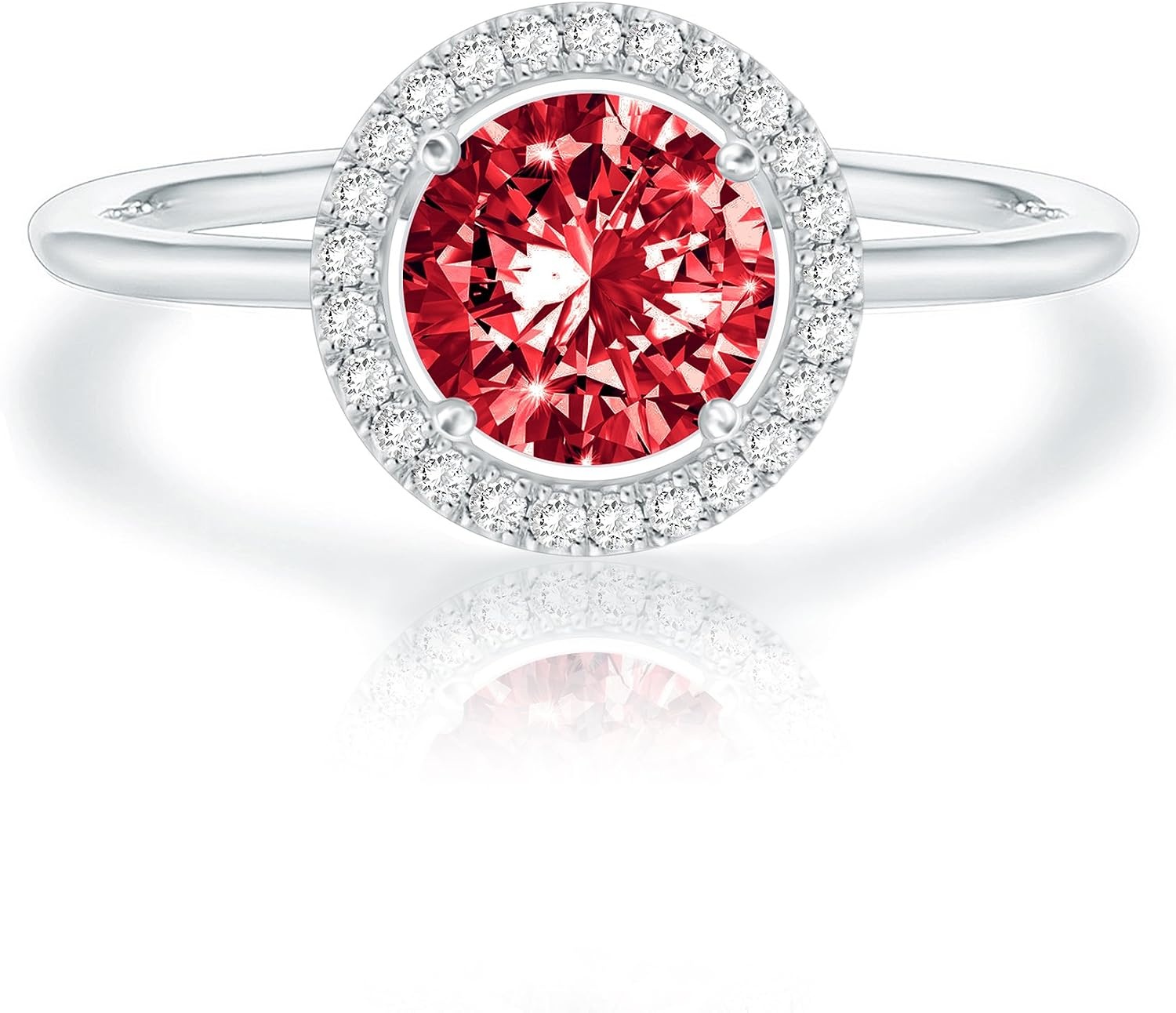 image:imagePAVOI 14K Gold Plated Crystal Birthstone Rings Rings For WomenWhite Gold