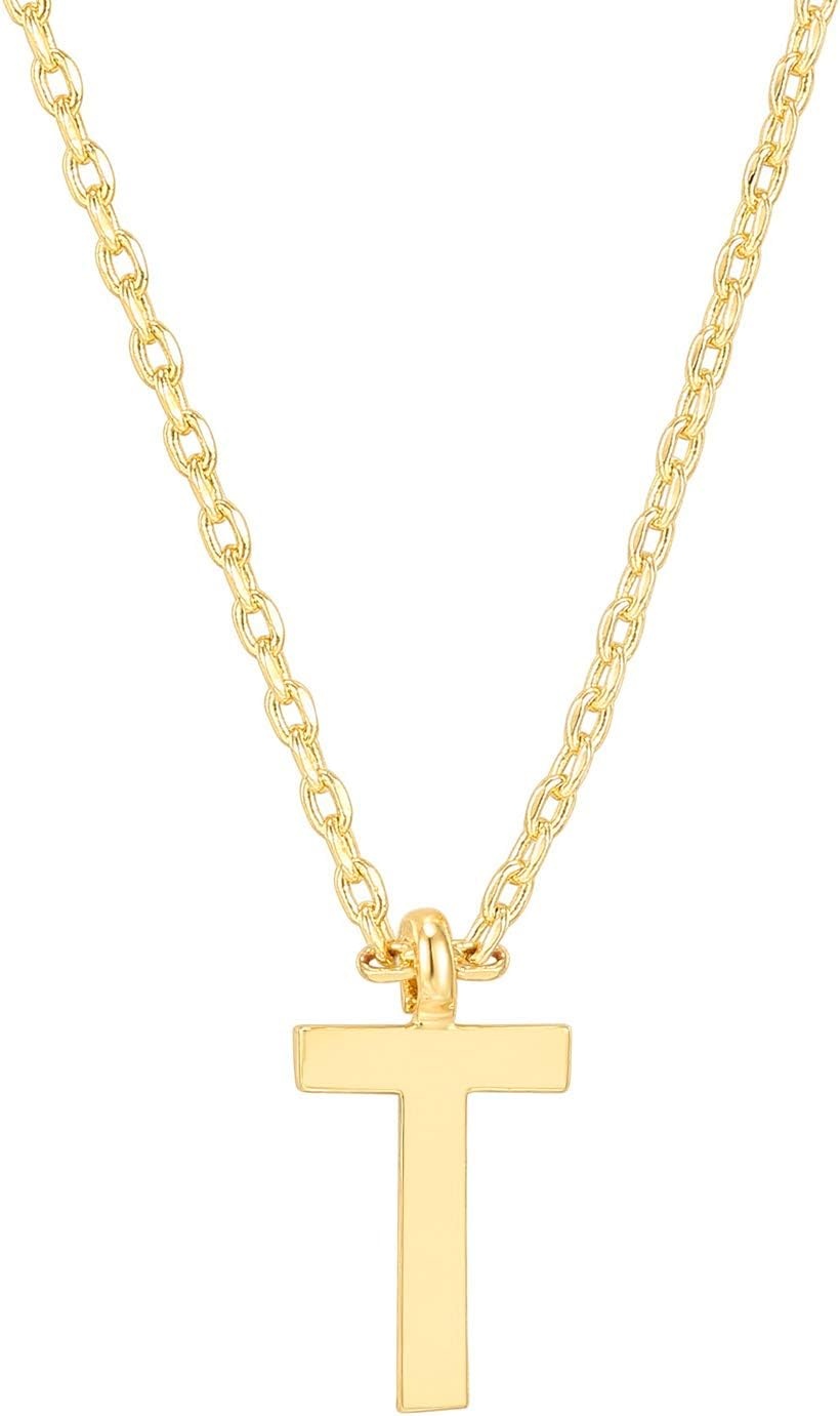 image:imagePAVOI 14K Gold Plated Initial Necklace Letter Necklaces for Women T