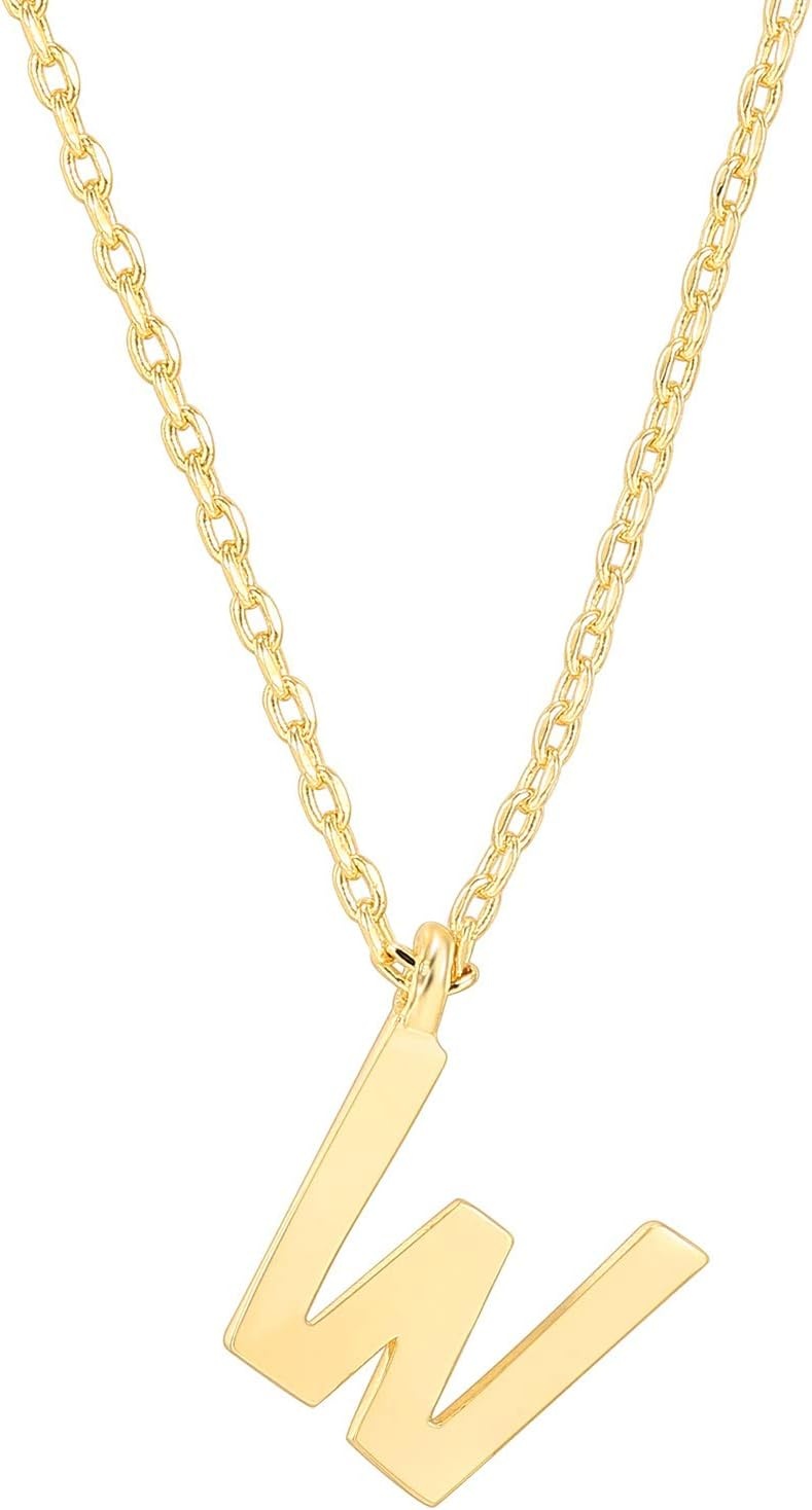 image:imagePAVOI 14K Gold Plated Initial Necklace Letter Necklaces for Women W