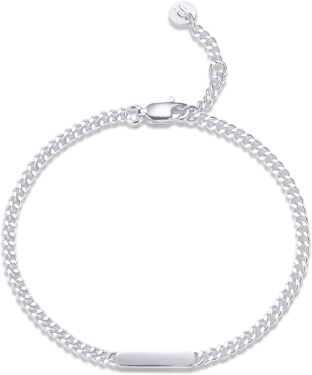 image:imagePAVOI 14K Gold Plated Lightweight Chain Bracelet Bracelets for WomenWhite Gold