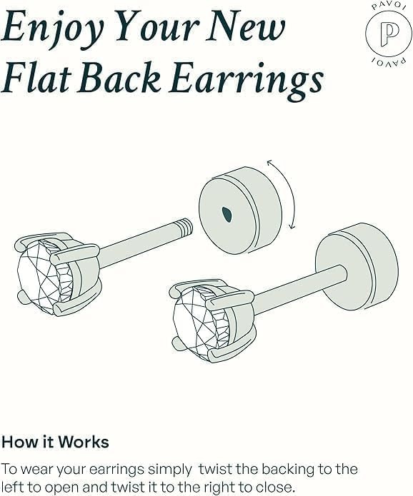 image:imagePAVOI 14K Gold Plated Sterling Silver Posts Colored Birthstone Flatback Stud Earrings for Women Gemstone Cubic Zirconia Screwback Earrings Dainty Helix Cartilage Piercing JewelryJuly Ruby