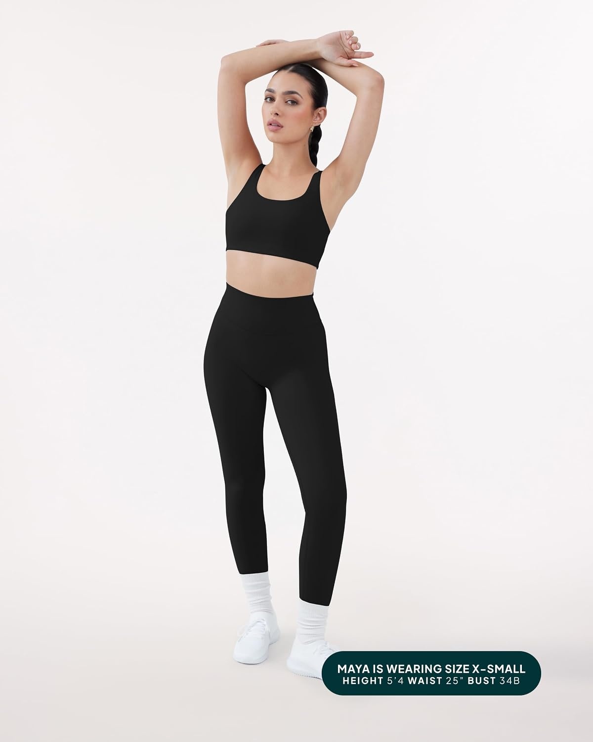 image:imagePAVOI ACTIVE Buttery Soft Sports Bras for Women High Support Low Scoop Neck U Back Padded Yoga Gym Workout Bra FlexFlowBlack