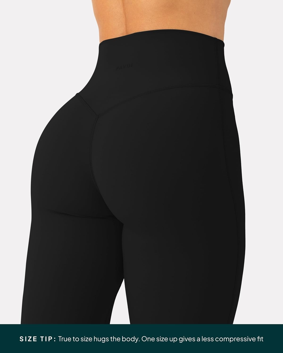 image:imagePAVOI ACTIVE Buttery Soft Workout Leggings for Women High Waisted No Front Seam Gym Leggings Yoga Pants FlexFlowBlack