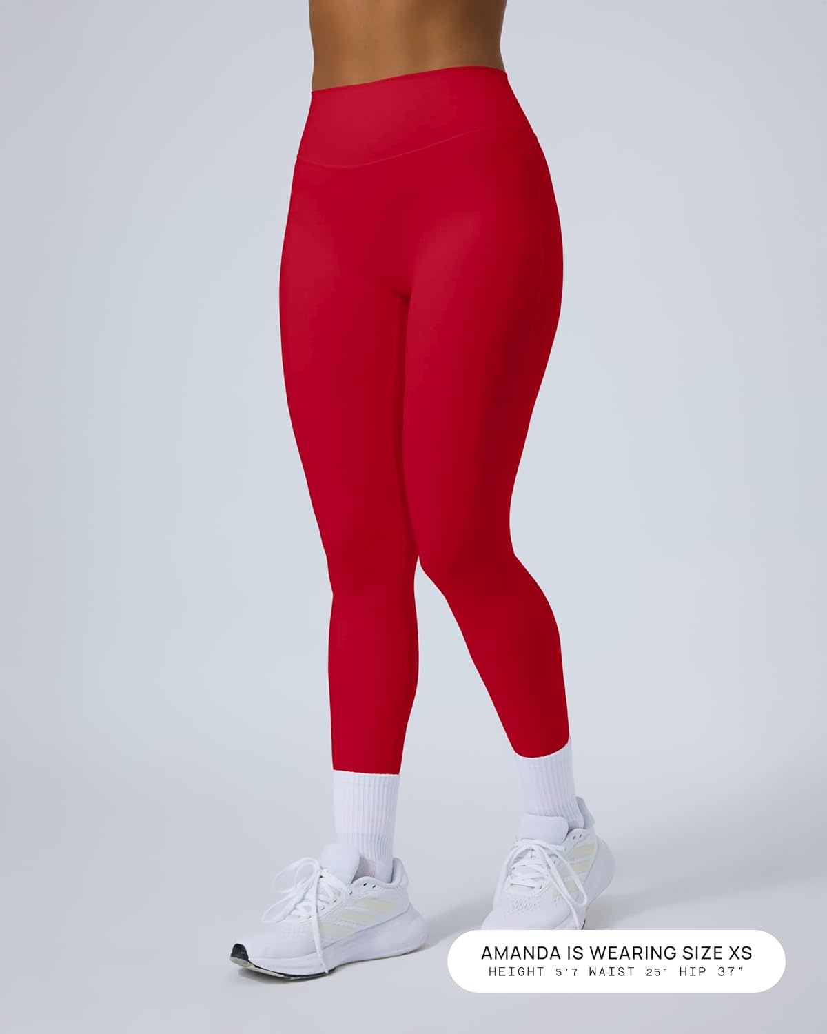 image:imagePAVOI ACTIVE Buttery Soft Workout Leggings for Women High Waisted No Front Seam Gym Leggings Yoga Pants FlexFlowChilli Red