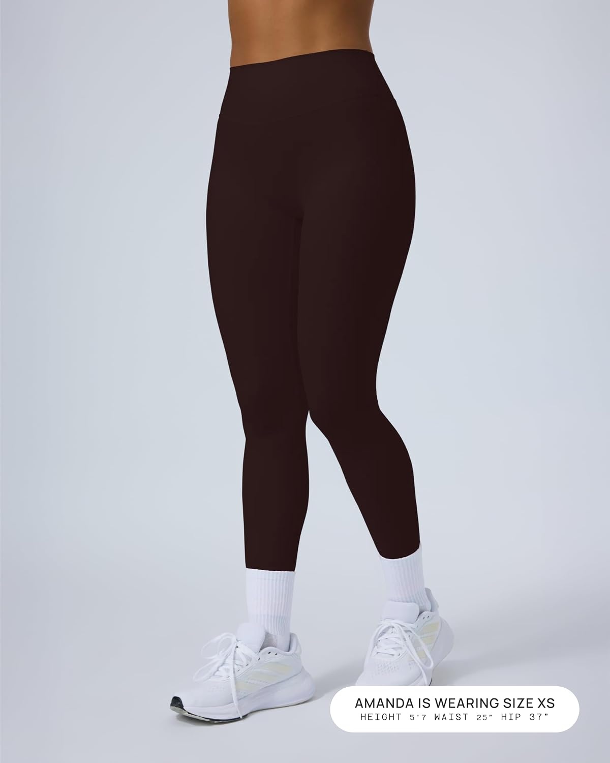 image:imagePAVOI ACTIVE Buttery Soft Workout Leggings for Women High Waisted No Front Seam Gym Leggings Yoga Pants FlexFlowEspresso