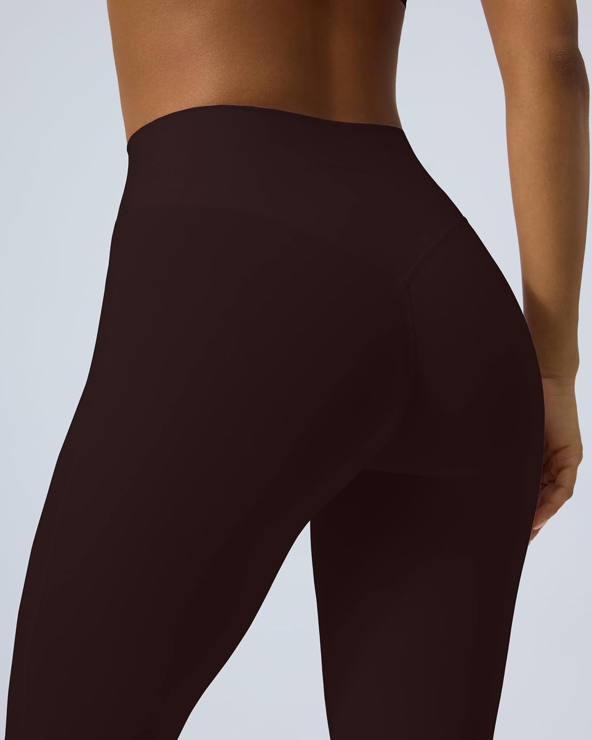 image:imagePAVOI ACTIVE Buttery Soft Workout Leggings for Women High Waisted No Front Seam Gym Leggings Yoga Pants FlexFlowEspresso