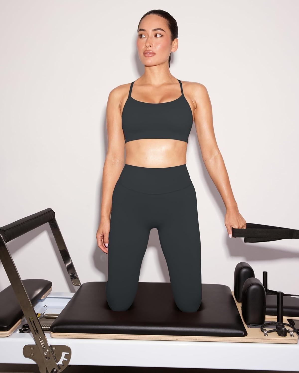 image:imagePAVOI ACTIVE Buttery Soft Workout Leggings for Women High Waisted No Front Seam Gym Leggings Yoga Pants FlexFlowForest Slate
