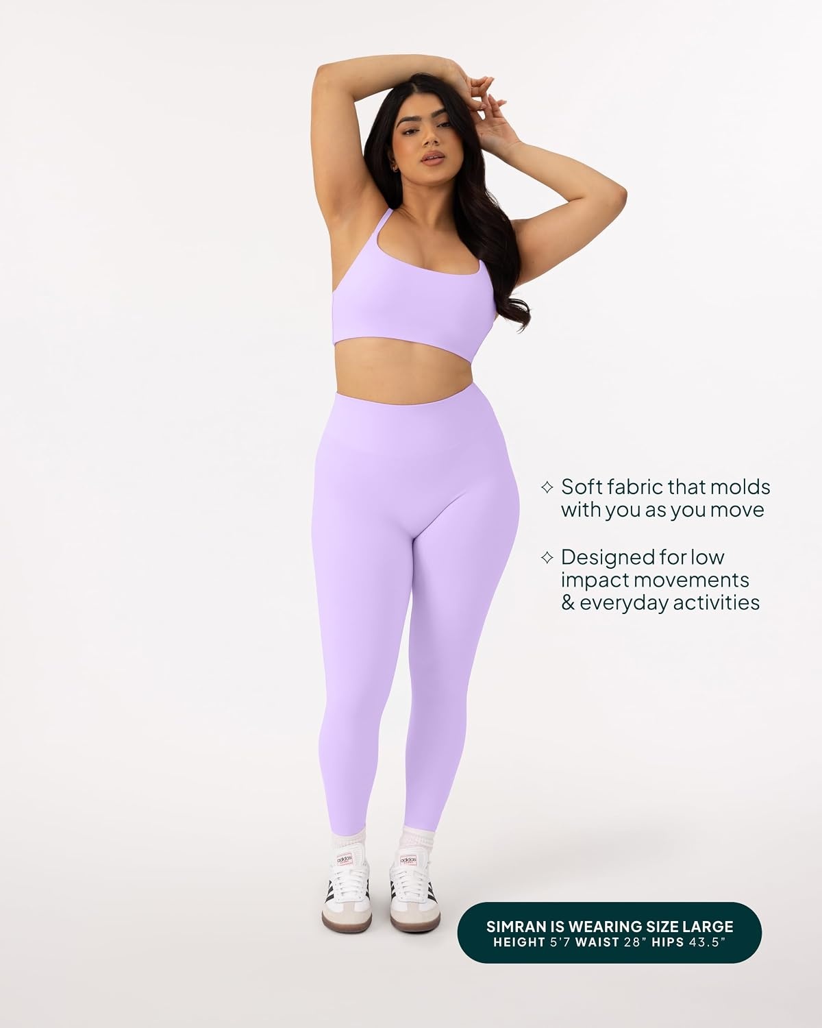image:imagePAVOI ACTIVE Buttery Soft Workout Leggings for Women High Waisted No Front Seam Gym Leggings Yoga Pants FlexFlowLilac