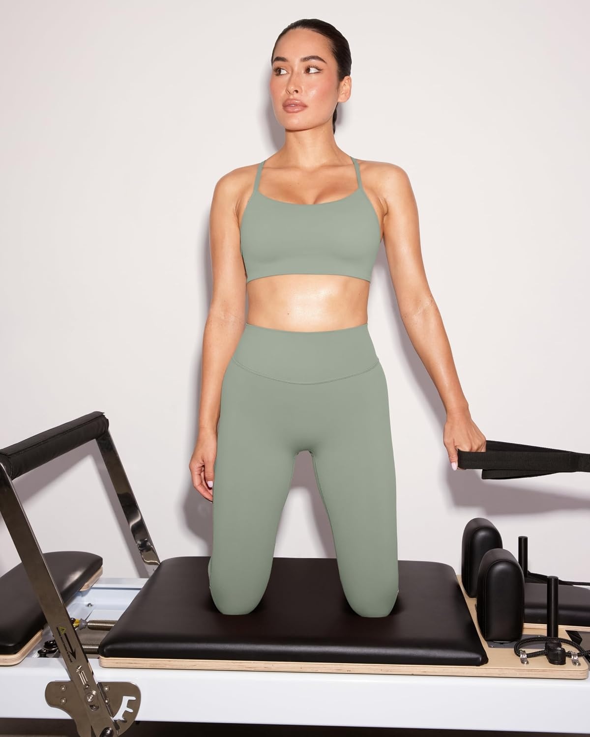 image:imagePAVOI ACTIVE Buttery Soft Workout Leggings for Women High Waisted No Front Seam Gym Leggings Yoga Pants FlexFlowSage