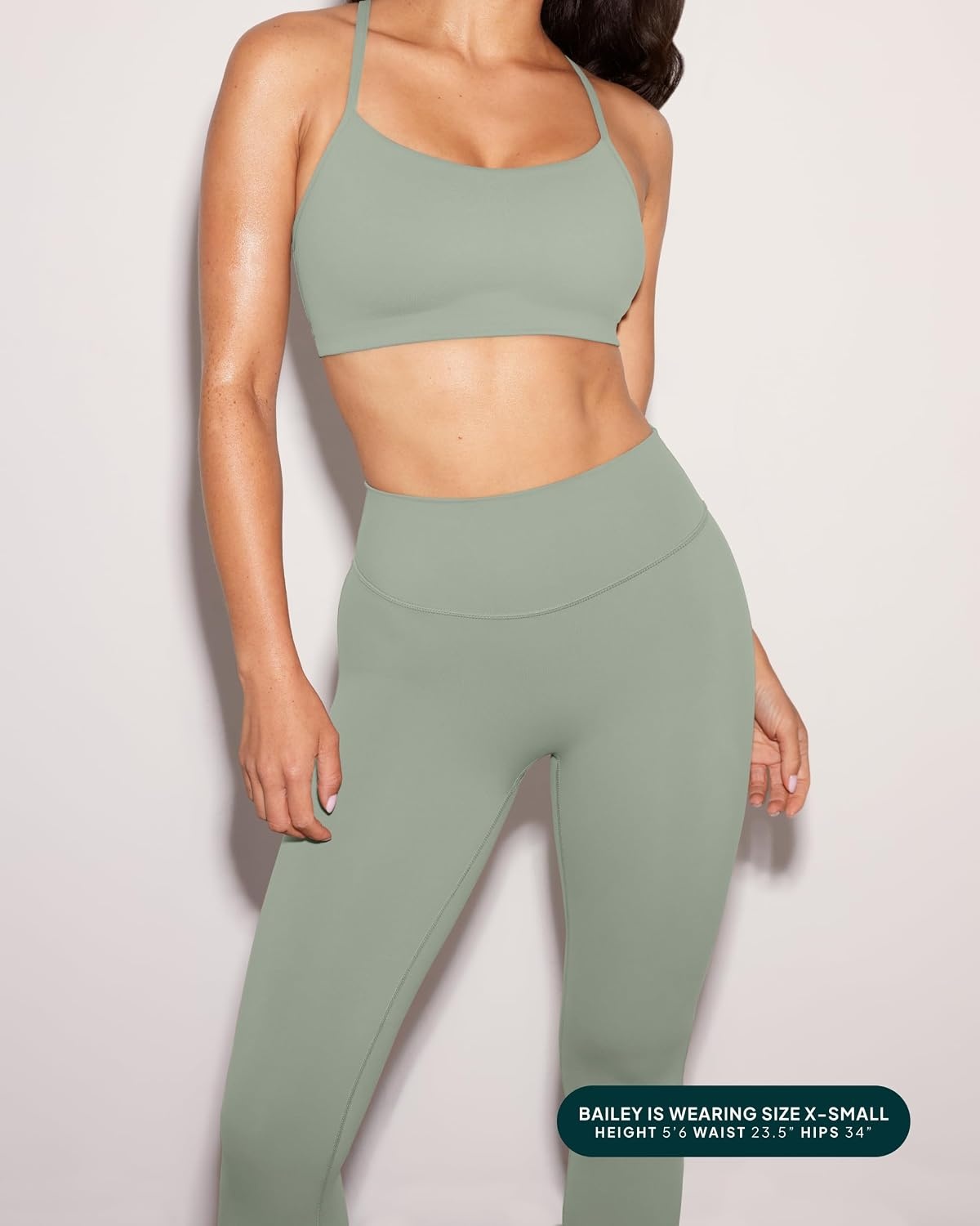 image:imagePAVOI ACTIVE Buttery Soft Workout Leggings for Women High Waisted No Front Seam Gym Leggings Yoga Pants FlexFlowSage