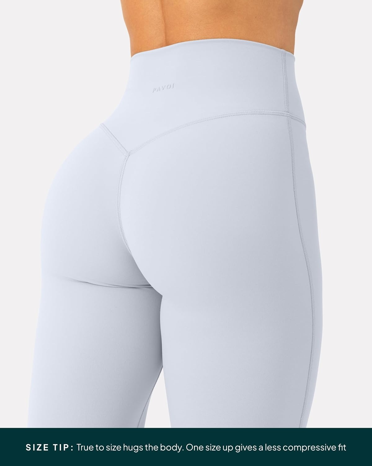 image:imagePAVOI ACTIVE Buttery Soft Workout Leggings for Women High Waisted No Front Seam Gym Leggings Yoga Pants FlexFlowSilver
