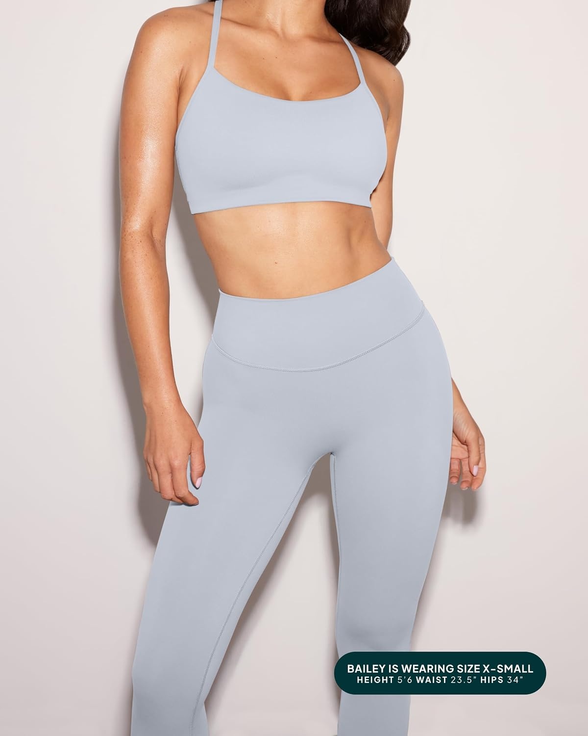 image:imagePAVOI ACTIVE Buttery Soft Workout Leggings for Women High Waisted No Front Seam Gym Leggings Yoga Pants FlexFlowSilver