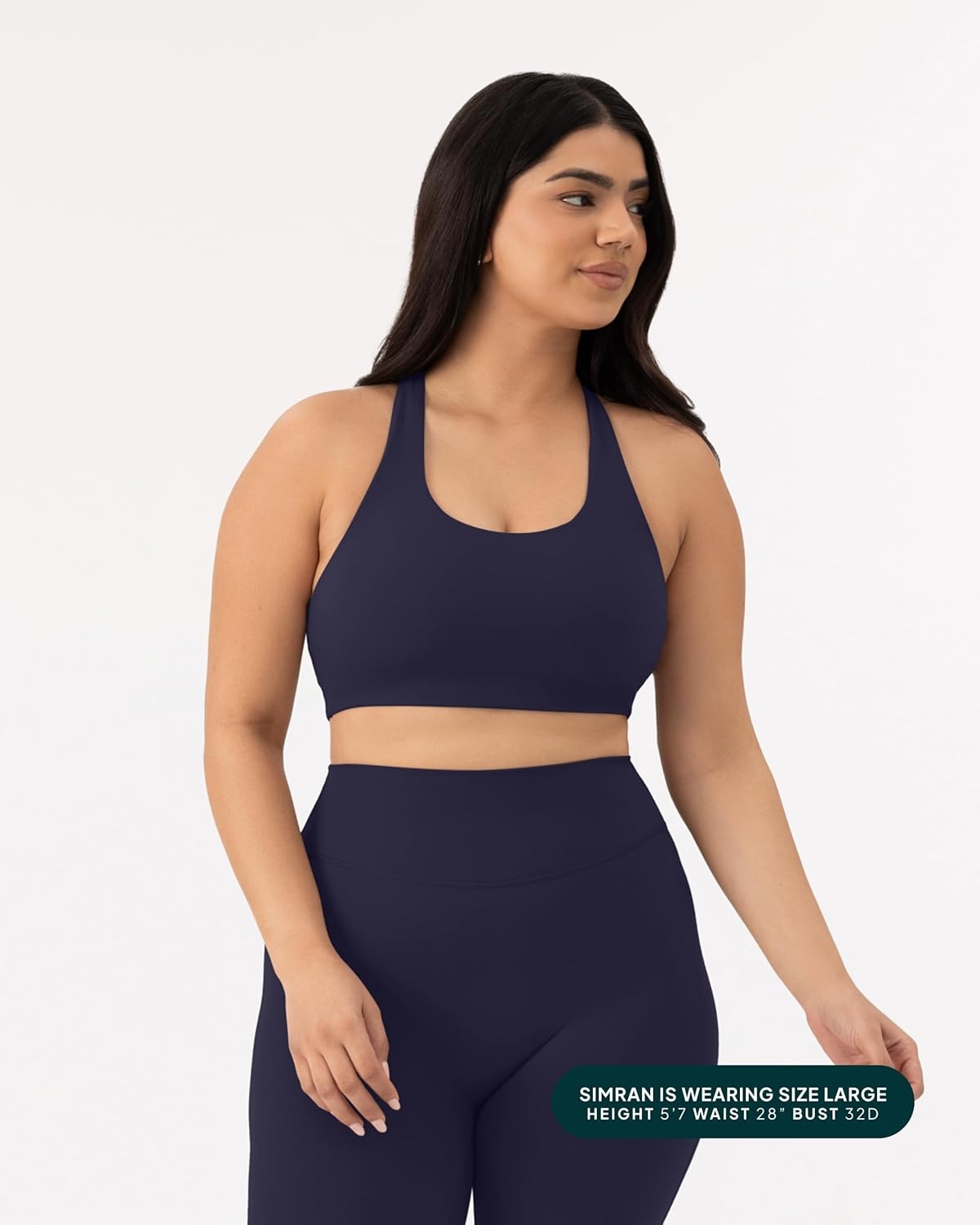 image:imagePAVOI ACTIVE Criss Cross Back High Impact Sports Bras for Women High Support Scoop Neck Padded Workout Bra FlexFlowTwilight
