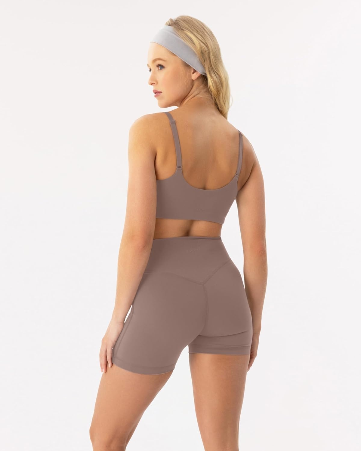 image:imagePAVOI ACTIVE CrossOver Sports Bra for Women Low Support Adjustable Cami Straps Cross Front Workout Yoga Bras FlexFlowTeak
