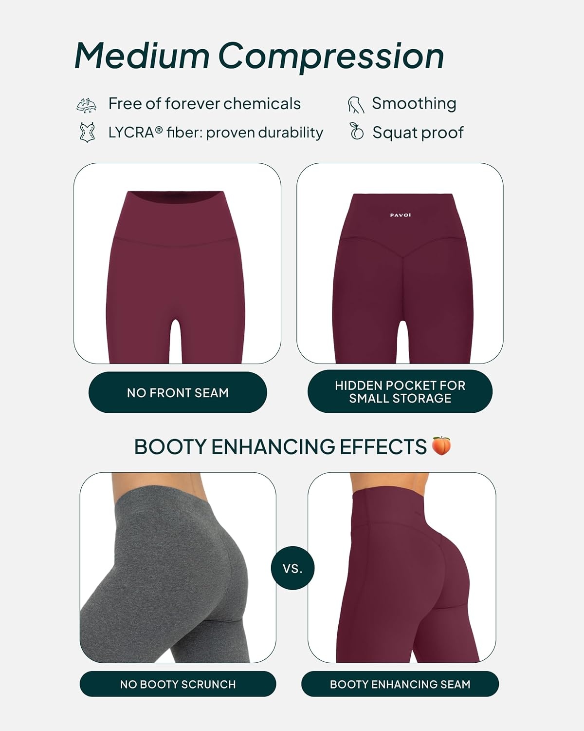 image:imagePAVOI ACTIVE High Waisted Flare Leggings for Women Buttery Soft Bell Bottom Workout Flared Wide Leg Yoga Pants FlexFlowBordeaux