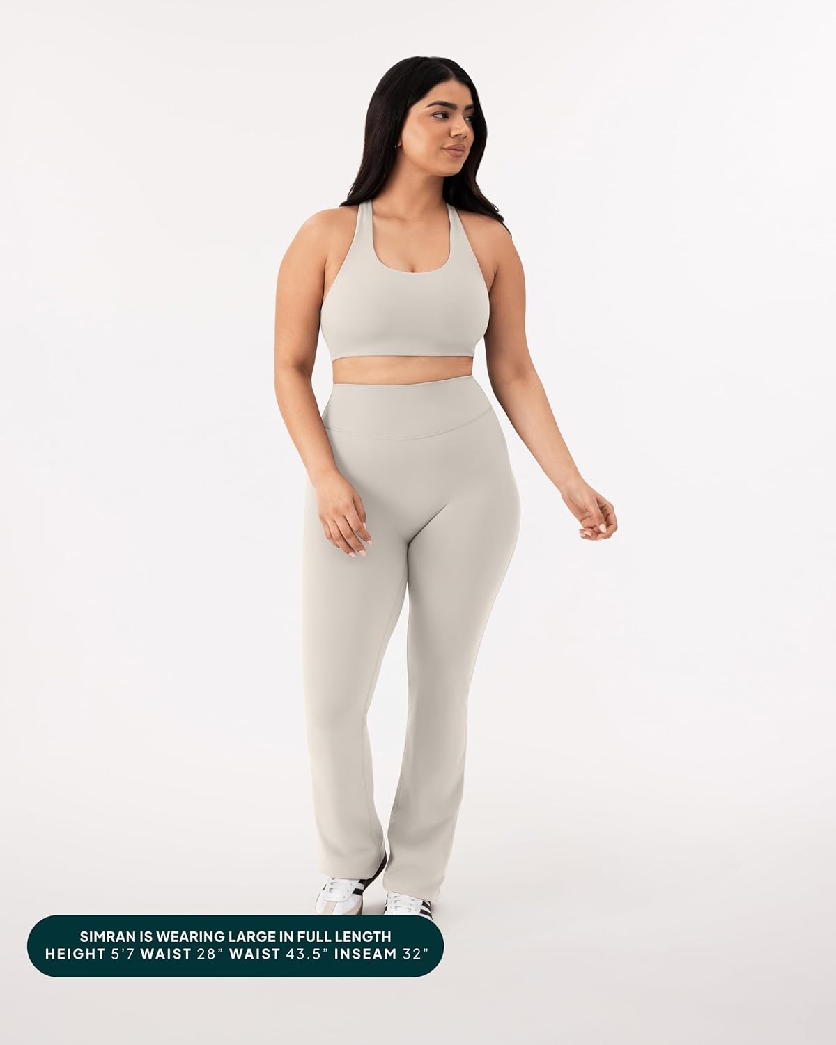 image:imagePAVOI ACTIVE High Waisted Flare Leggings for Women Buttery Soft Bell Bottom Workout Flared Wide Leg Yoga Pants FlexFlowMoon