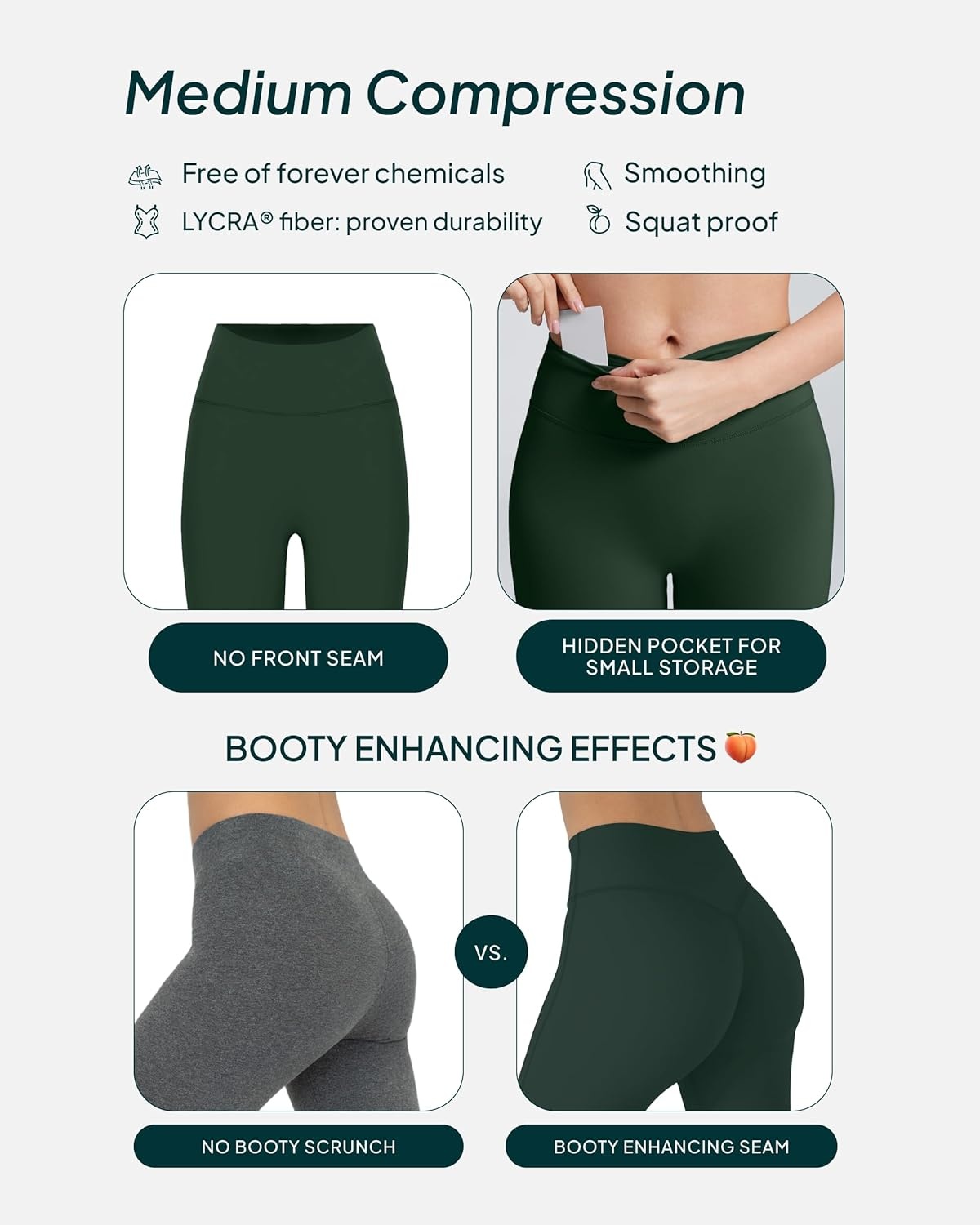 image:imagePAVOI ACTIVE High Waisted Flare Leggings for Women Buttery Soft Bell Bottom Workout Flared Wide Leg Yoga Pants FlexFlowPine Green