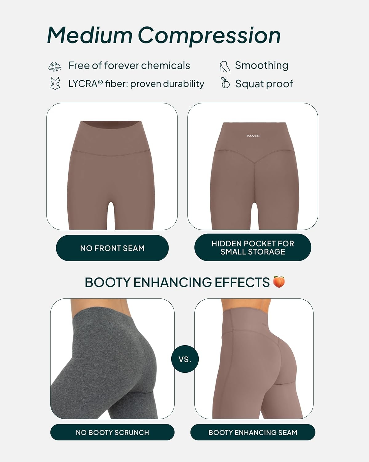 image:imagePAVOI ACTIVE High Waisted Flare Leggings for Women Buttery Soft Bell Bottom Workout Flared Wide Leg Yoga Pants FlexFlowTeak