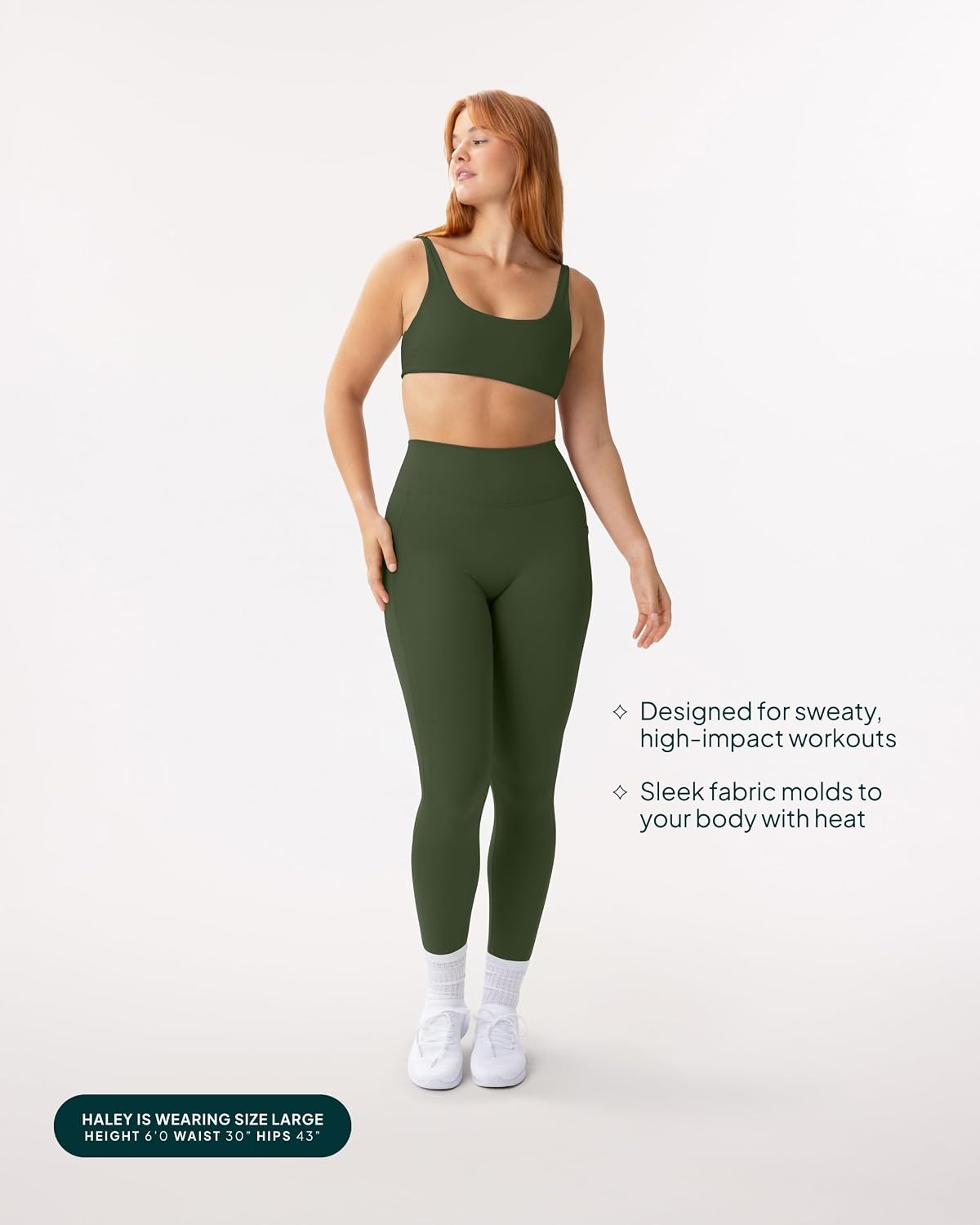 image:imagePAVOI ACTIVE Leggings with Pockets Compressive High Waisted Butt Sculpting Womens Full Length Workout Pants HiPerformArmy