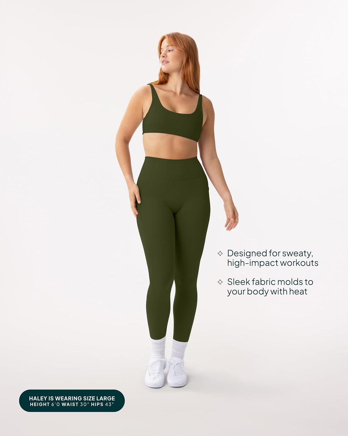 image:imagePAVOI ACTIVE Leggings with Pockets Compressive High Waisted Butt Sculpting Womens Full Length Workout Pants HiPerformArmy