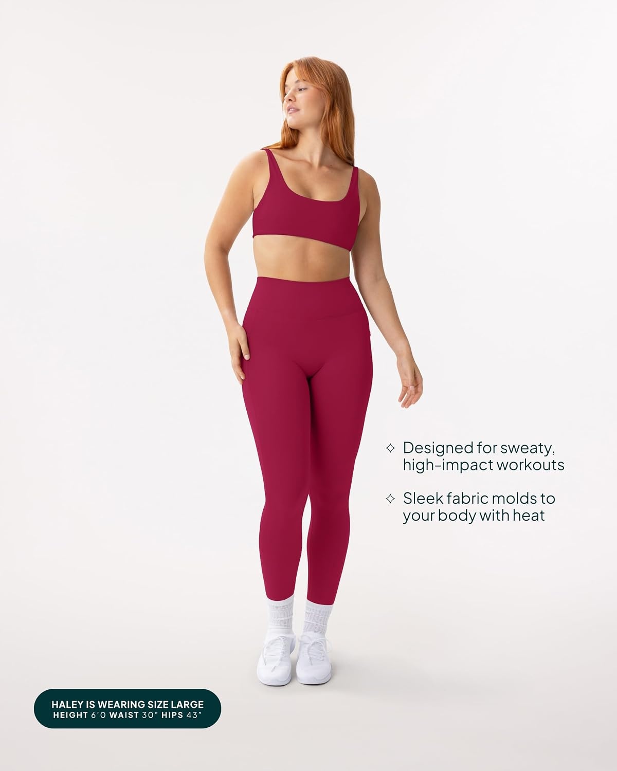 image:imagePAVOI ACTIVE Leggings with Pockets Compressive High Waisted Butt Sculpting Womens Full Length Workout Pants HiPerformBerry