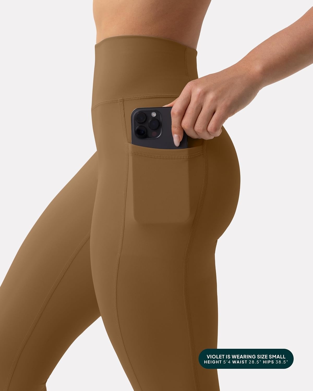image:imagePAVOI ACTIVE Leggings with Pockets Compressive High Waisted Butt Sculpting Womens Full Length Workout Pants HiPerformCafe
