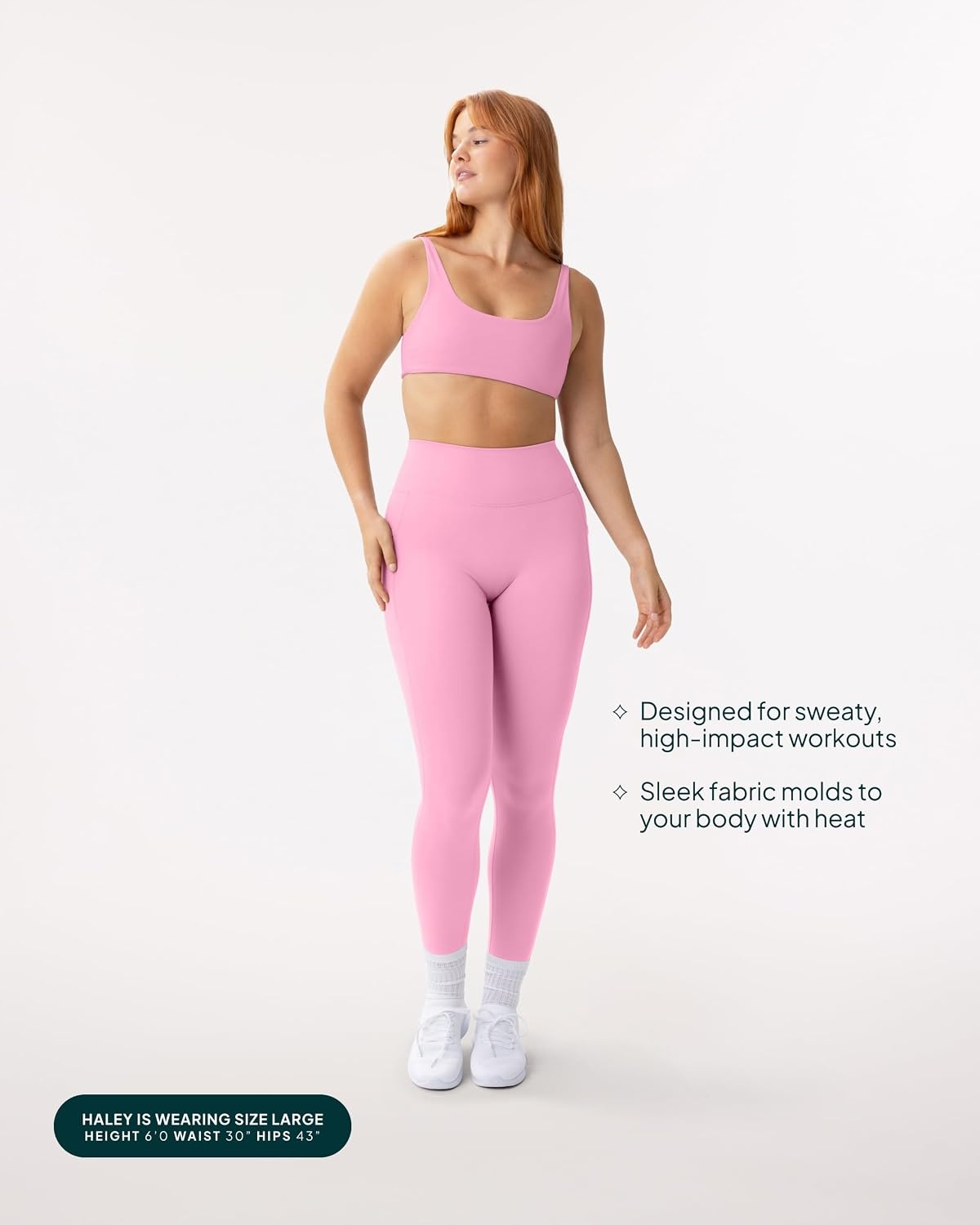 image:imagePAVOI ACTIVE Leggings with Pockets Compressive High Waisted Butt Sculpting Womens Full Length Workout Pants HiPerformPetal