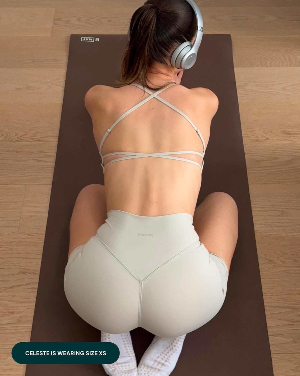 image:imagePAVOI ACTIVE Open Back Strappy Yoga Workout Bras for Women Low Support CrissCross Sports Gym Bra Removable Pads FlexFlowLemonade