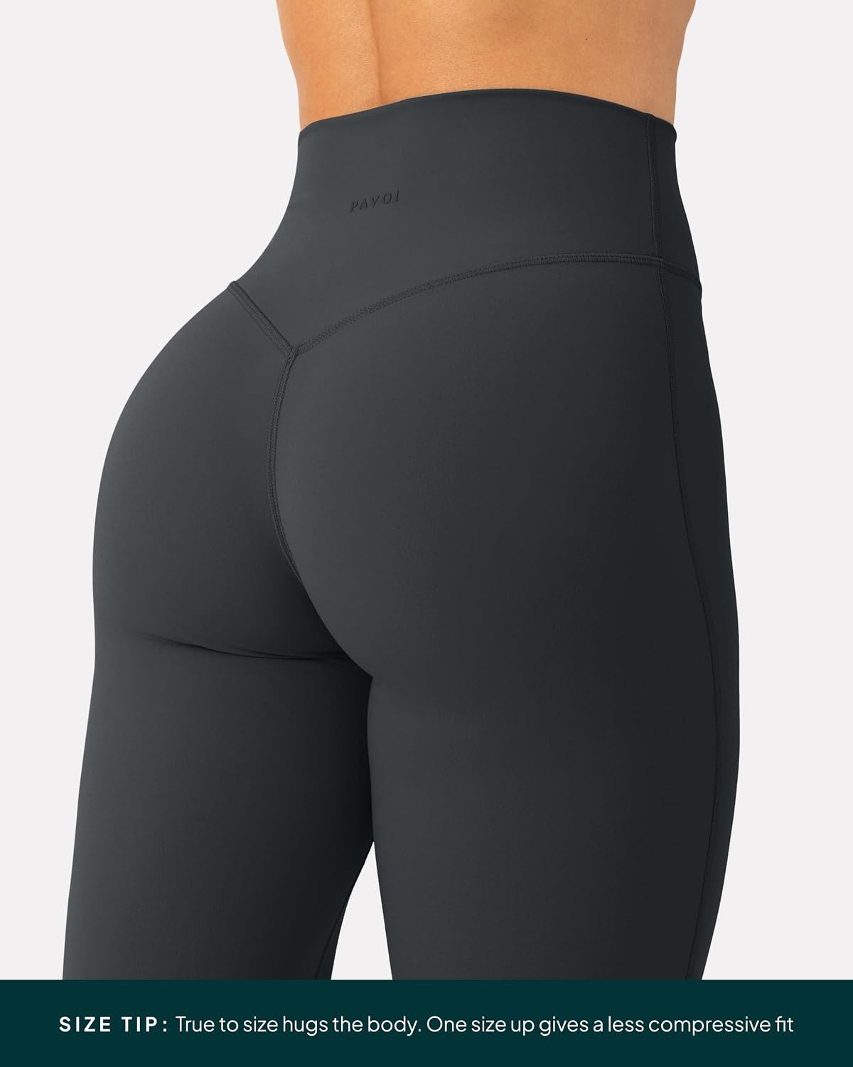 image:imagePAVOI ACTIVE Pilates Crossover Leggings for Women Buttery Soft High Waisted V Cut Cross Waist Workout Yoga Pants FlexFlowForest Slate