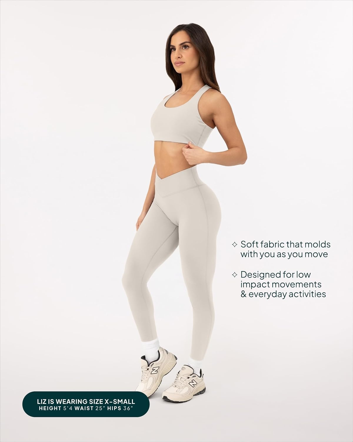 image:imagePAVOI ACTIVE Pilates Crossover Leggings for Women Buttery Soft High Waisted V Cut Cross Waist Workout Yoga Pants FlexFlowMoon