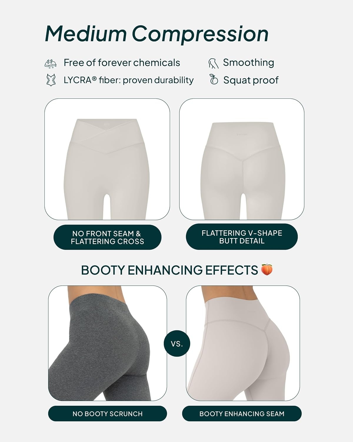 image:imagePAVOI ACTIVE Pilates Crossover Leggings for Women Buttery Soft High Waisted V Cut Cross Waist Workout Yoga Pants FlexFlowMoon