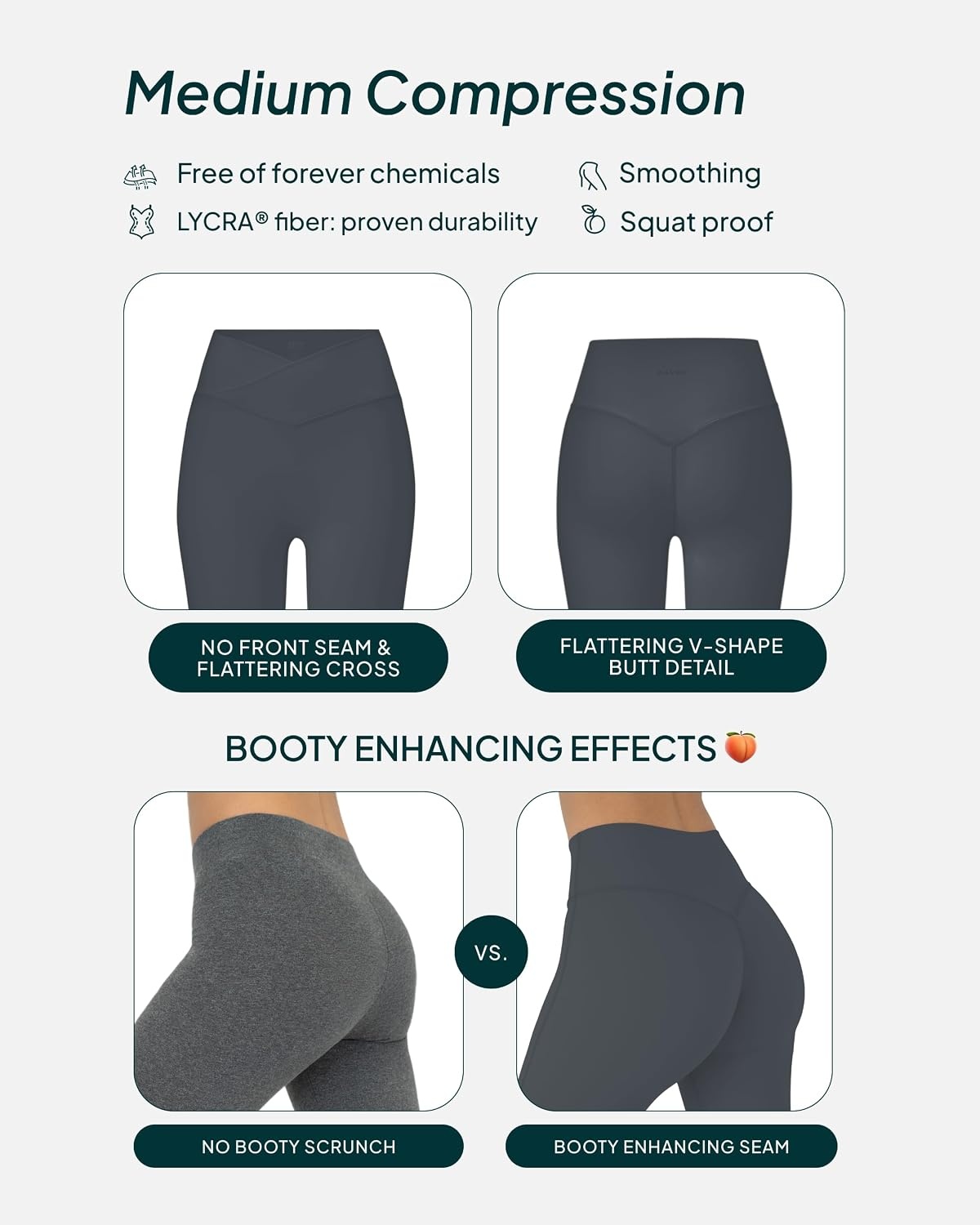 image:imagePAVOI ACTIVE Pilates Crossover Leggings for Women Buttery Soft High Waisted V Cut Cross Waist Workout Yoga Pants FlexFlowThunder