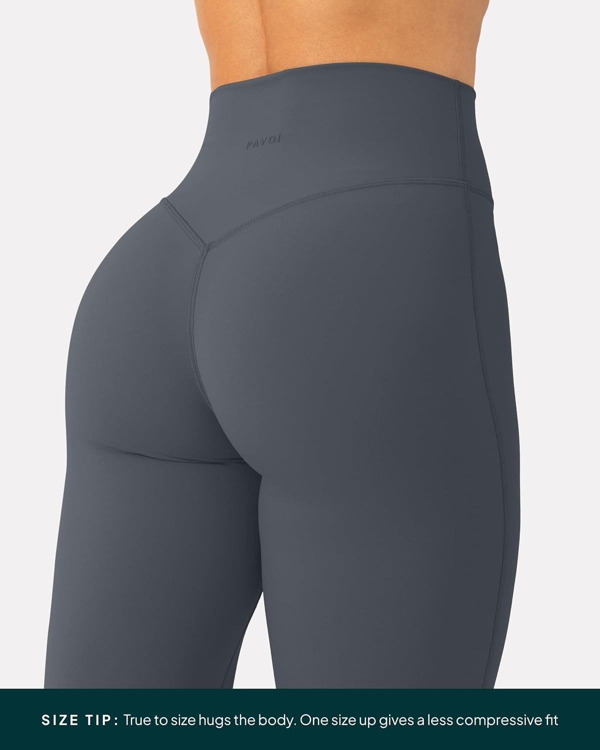 image:imagePAVOI ACTIVE Pilates Crossover Leggings for Women Buttery Soft High Waisted V Cut Cross Waist Workout Yoga Pants FlexFlowThunder