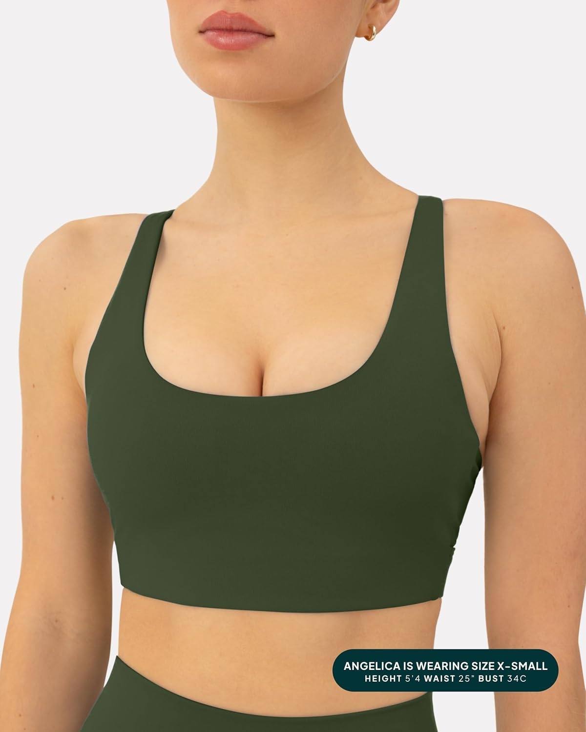 image:imagePAVOI ACTIVE Racerback Adjustable Sports Bra for Women High Support Convertible Straps High Impact Workout Bras HiPerformArmy