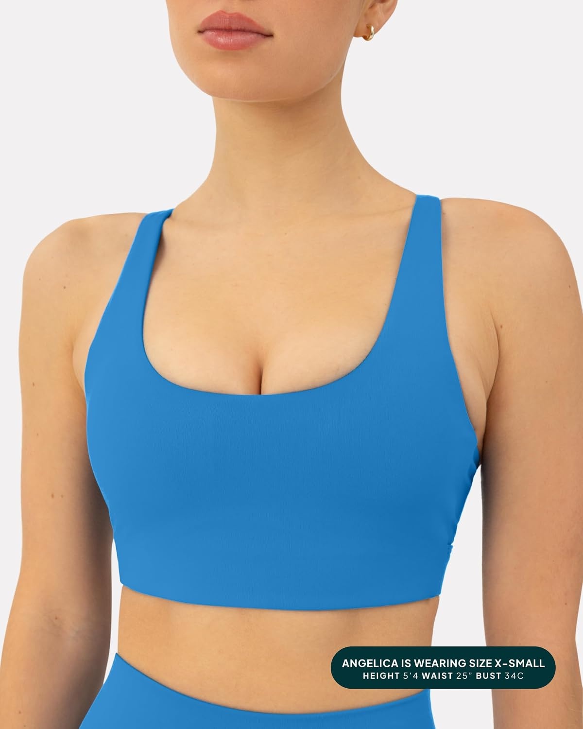 image:imagePAVOI ACTIVE Racerback Adjustable Sports Bra for Women High Support Convertible Straps High Impact Workout Bras HiPerformRoyal Blue