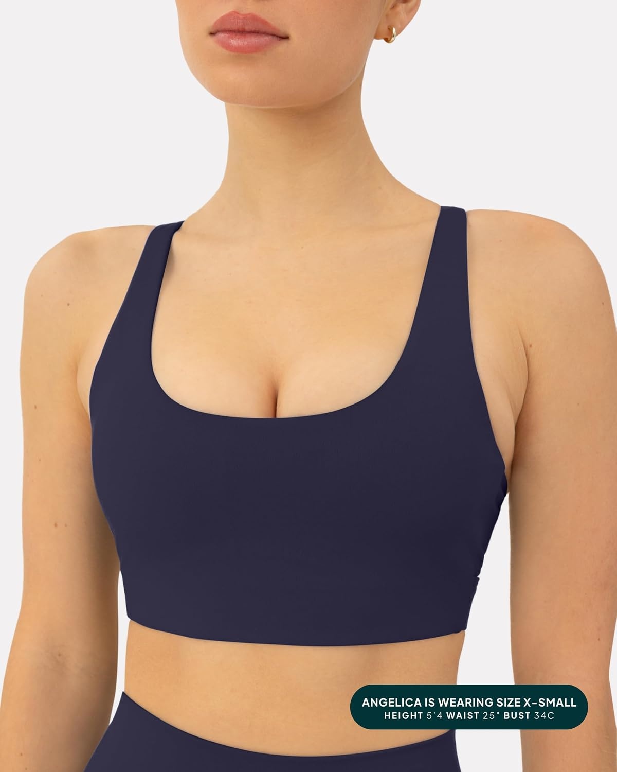image:imagePAVOI ACTIVE Racerback Adjustable Sports Bra for Women High Support Convertible Straps High Impact Workout Bras HiPerformTwilight