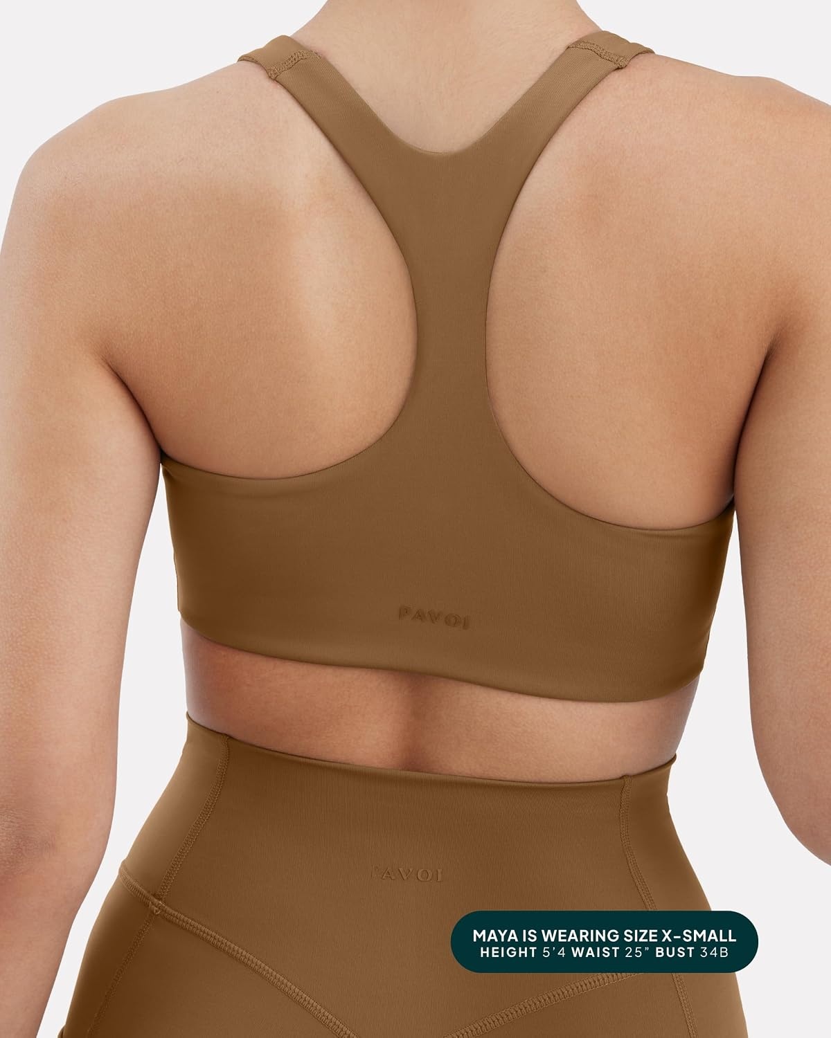 image:imagePAVOI ACTIVE Racerback Supportive Sports Bras for Women High Support Scoop Neck Gym Workout Bra Removable Pads HiPerformCafe