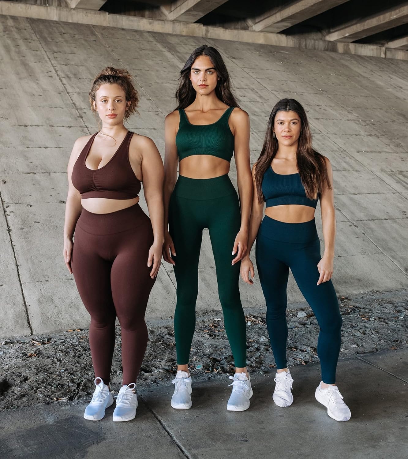 image:imagePAVOI ACTIVE Seamless Scrunch Butt Leggings High Waisted Compression Sculpting Women Full Length Workout Pants SculptFormBrown