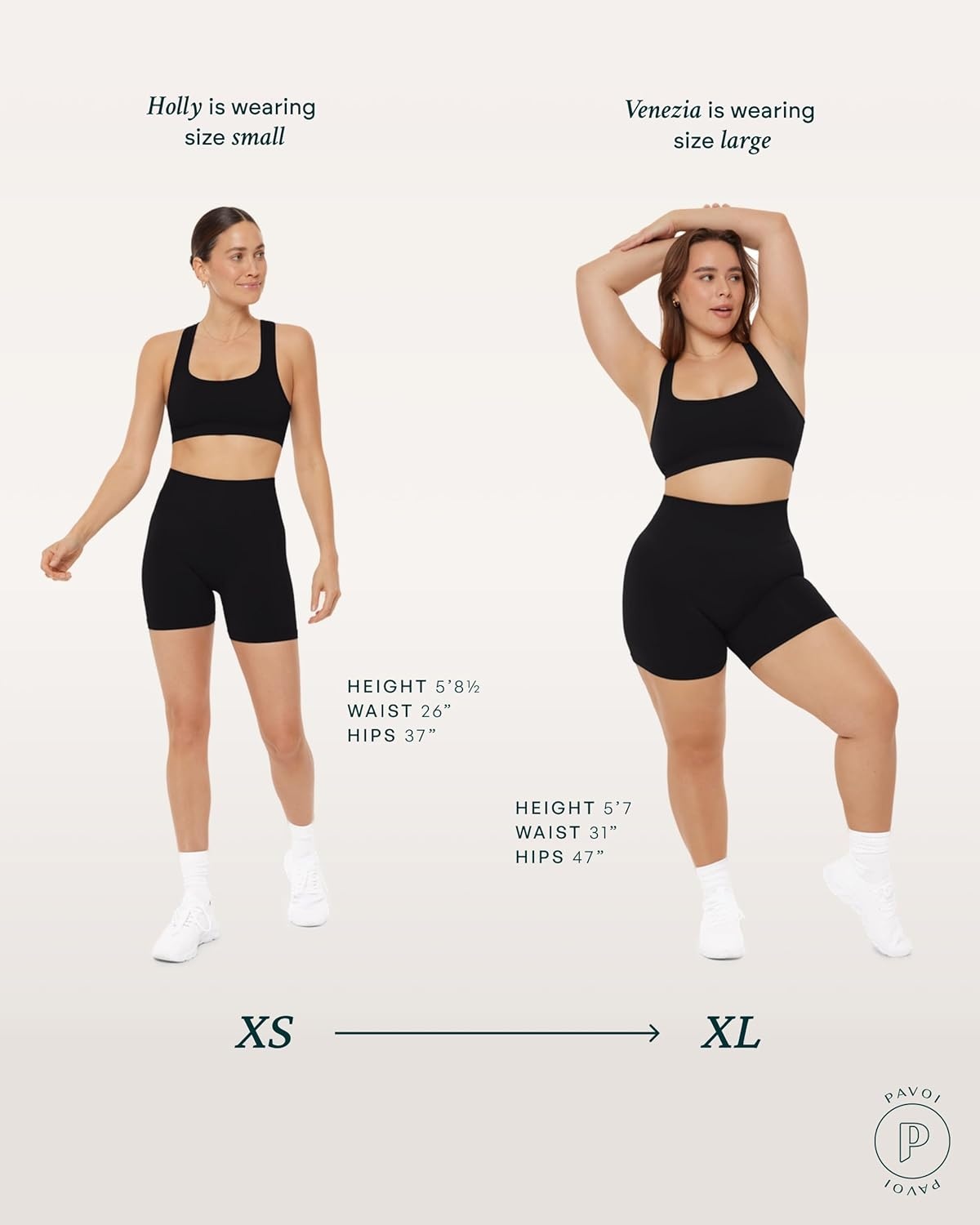 image:imagePAVOI ACTIVE Seamless Shorts Sculpting Compression High Waisted 45 amp 6 Scrunch Butt Ribbed SculptForm Biker ShortsBlack