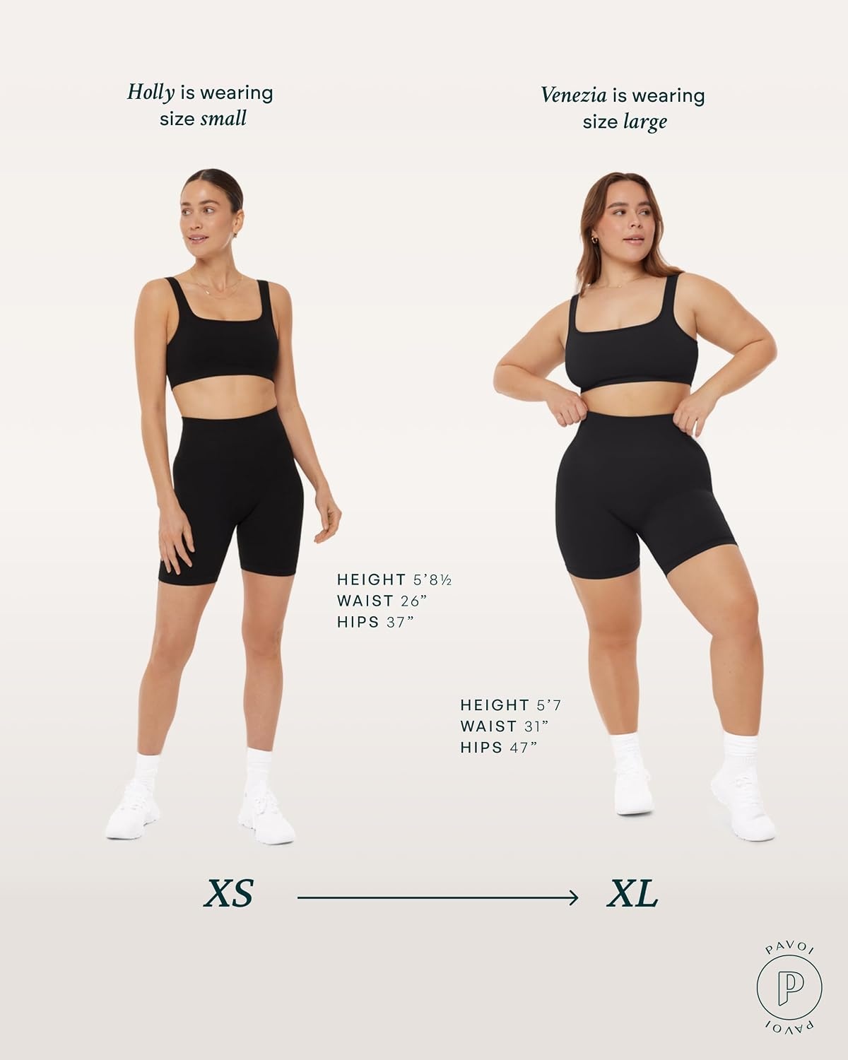 image:imagePAVOI ACTIVE Seamless Shorts Sculpting Compression High Waisted 45 amp 6 Scrunch Butt Ribbed SculptForm Biker ShortsStone
