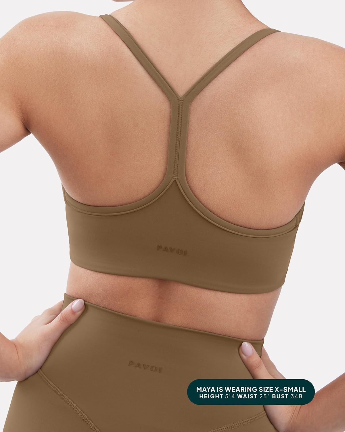 image:imagePAVOI ACTIVE Yoga Racerback Bras for Women Buttery Soft Low Support Scoop Neck YBack Thin Strap Sports Bra FlexFlowCafe